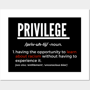 What's Privilege? (#BlackLivesMatter) Posters and Art